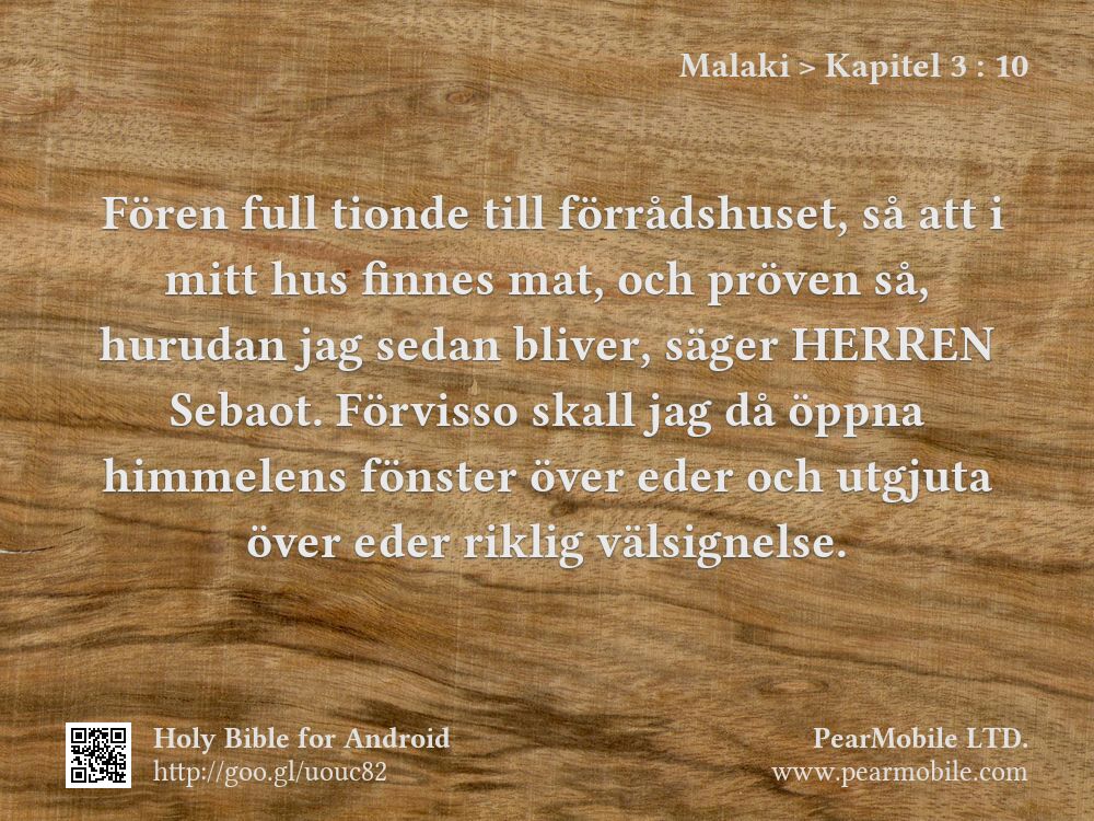 Malaki, Kapitel 3:10